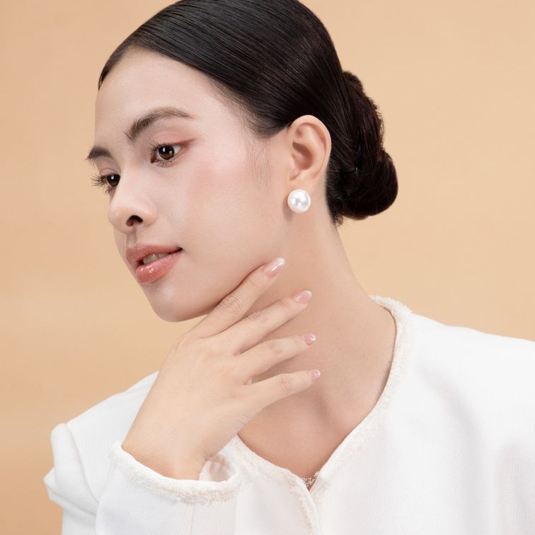 Bông tai ngọc trai Dior South Sea Vàng Kim – Vẻ đẹp sang trọng từ Shinepearl
