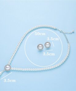 Bộ chuỗi Trai Vip Akoya Trắng Ngà 7mm - Ngọc trai Shine Pearl