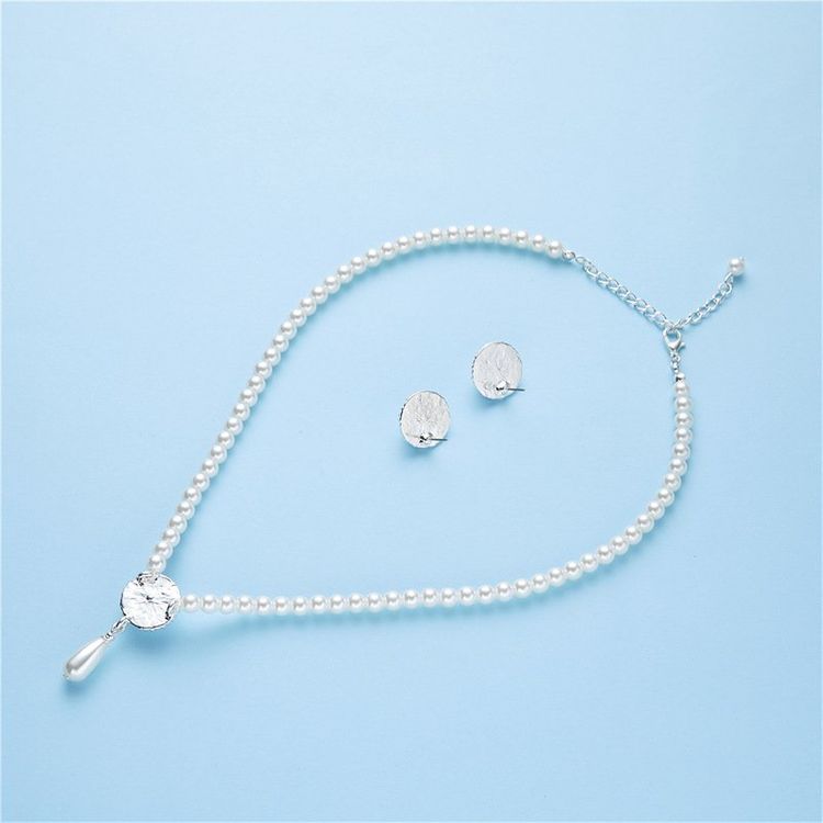 Bộ chuỗi Trai Vip Akoya Trắng Ngà 7mm - Ngọc trai Shine Pearl