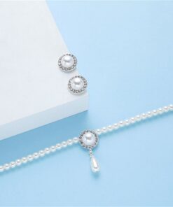 Bộ chuỗi Trai Vip Akoya Trắng Ngà 7mm - Ngọc trai Shine Pearl