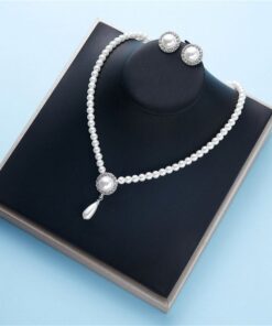 Bộ chuỗi Trai Vip Akoya Trắng Ngà 7mm - Ngọc trai Shine Pearl