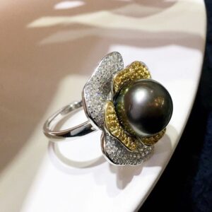 Mẫu Chế Tác Độc Quyền Ngọc Trai Tahiti 12mm SP 89121 Vẻ đẹp sang trọng từ Shinepearl